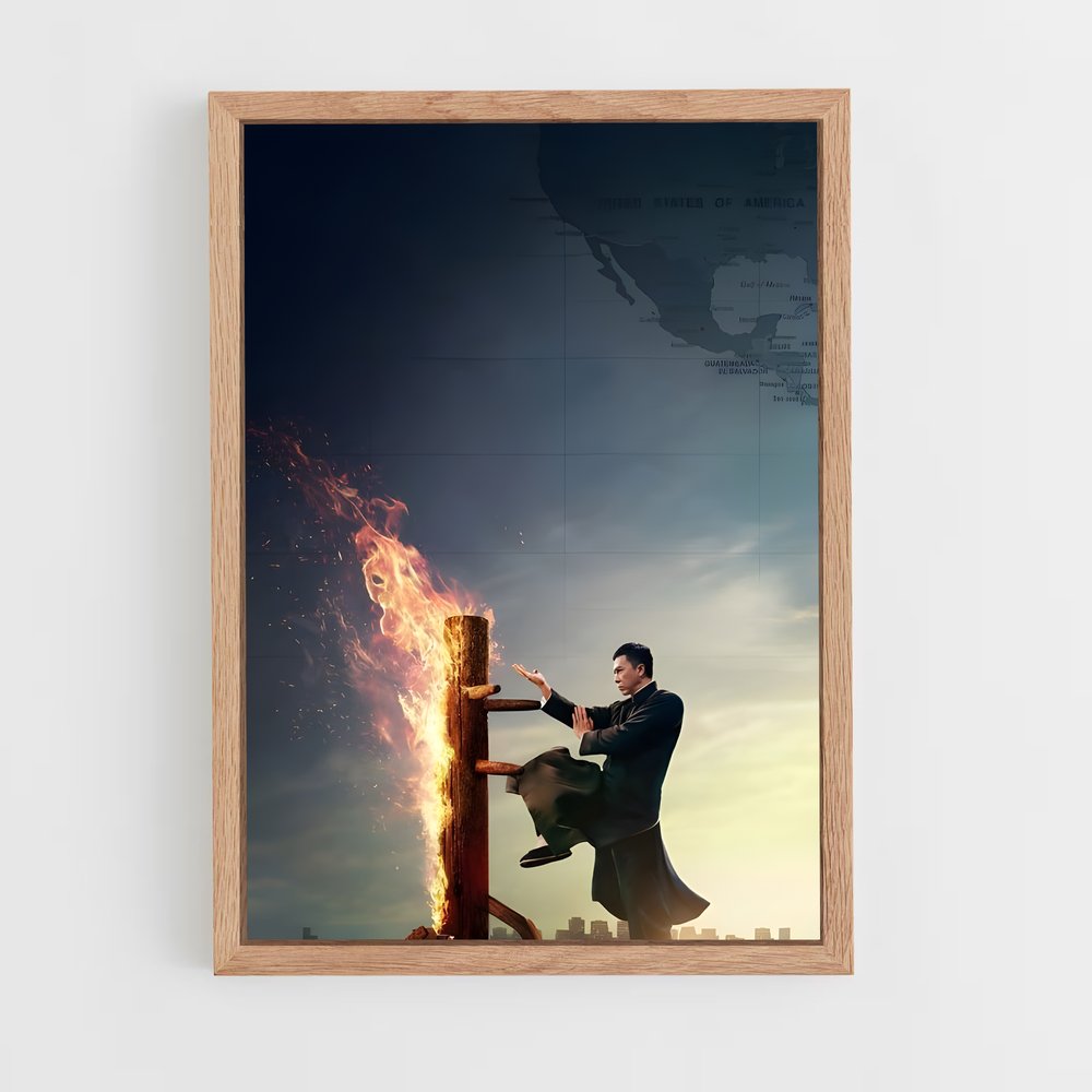 Poster Maître de Combat – affiche Kung Fu (vue 4)